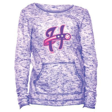 Harrisburg Senators Girls Purple Long Sleeve Tee