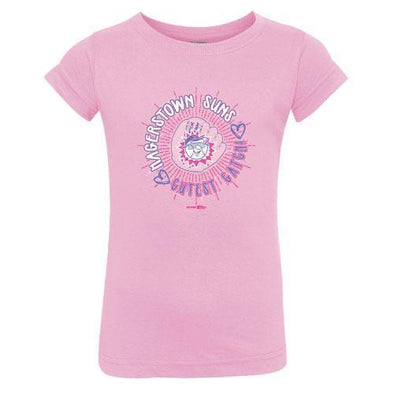 Hagerstown Suns Pink Toddler Jersey Tee