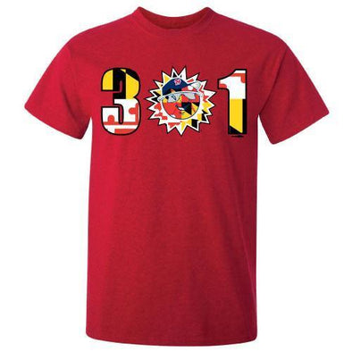 Hagerstown Suns Red 301 Tee
