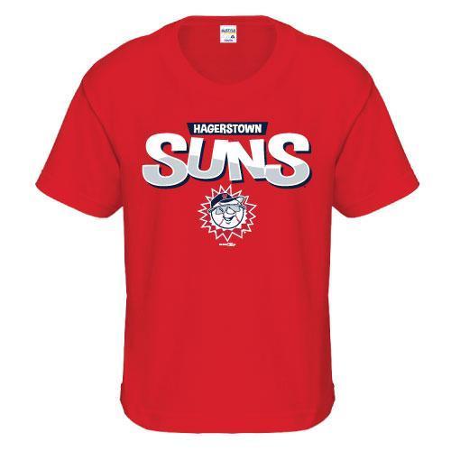 Hagerstown Suns Youth Red Suns Tee