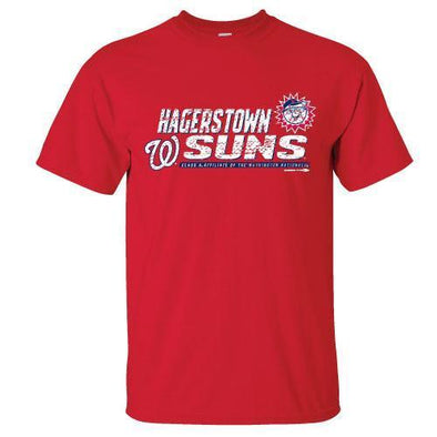 Hagerstown Suns Red Suns/Nationals T-Shirt