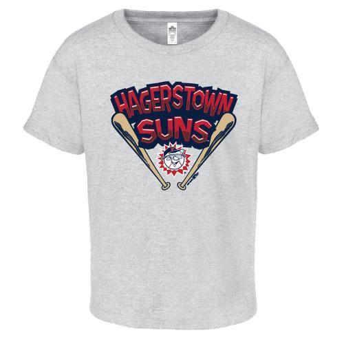 Hagerstown Suns Youth Grey Suns Tee