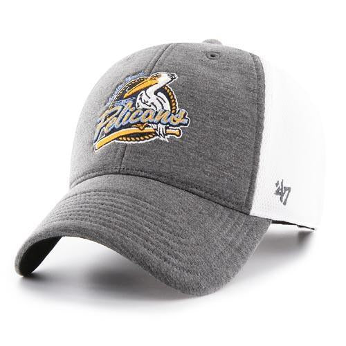 MYRTLE BEACH PELICANS 47 BRAND HASKELL PRIMARY ADJUSTABLE CAP