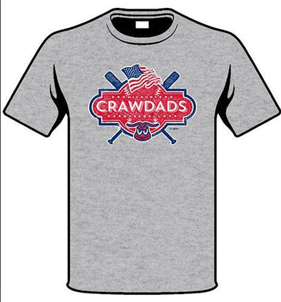 Hickory Crawdads Patriotic Tee