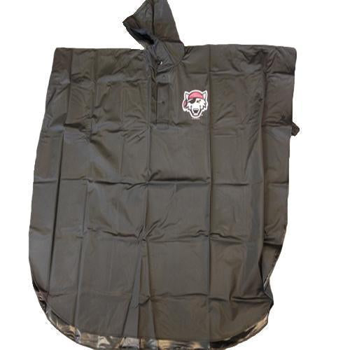 Erie SeaWolves Heavy Duty Black Reusable Poncho