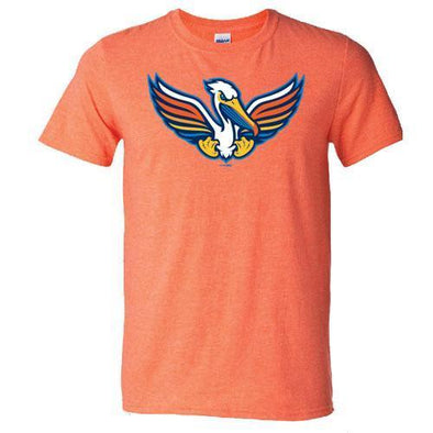 Myrtle Beach Pelicans COPA BIMM RIDDER PELICANOS DE MYRTLE BEACH HEATHER ORANGE SOFTSTYLE TEE