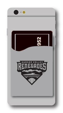 Hudson Valley Renegades Novelty/Accessory (Coopersburg)-Silicon Phone Wallet Grey