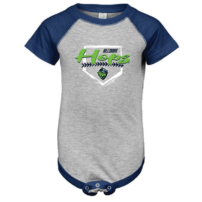 Bimm Ridder Infant Vintage Bodysuit, Hillsboro Hops