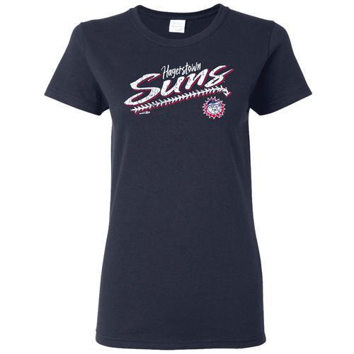 Hagerstown Suns Women's Navy T-Shirt