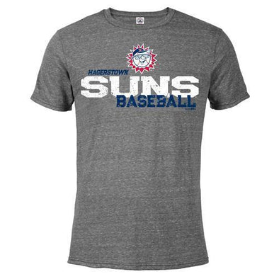 Hagerstown Suns Graphite Snow Tee