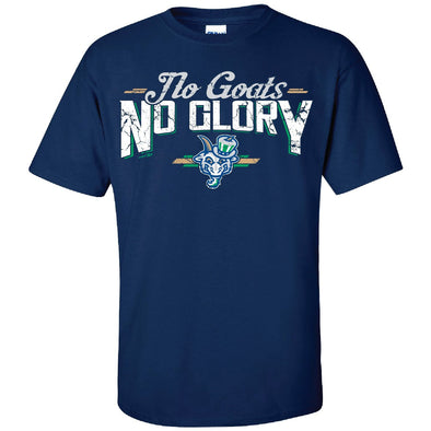 Hartford Yard Goats Adult Bimm Ridder No Goats No Glory Tee in Navy