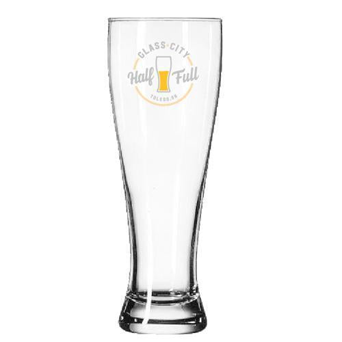 Half Full Pilsner Glass