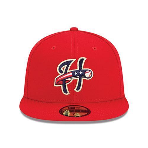 Harrisburg Senators New Era 59Fifty On-Field Home Cap - Red