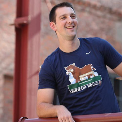 Durham Bulls Durham Bulls Nike Hit Bull Tee