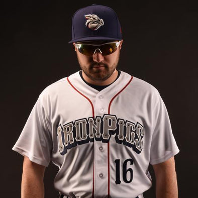 Lehigh Valley IronPigs Mens Home White Replica Cool Base Jersey