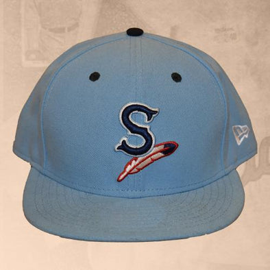 Spokane Indians Fitted Light Blue Cap