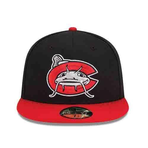 Carolina Mudcats Black New Era 5950 On Field Cap