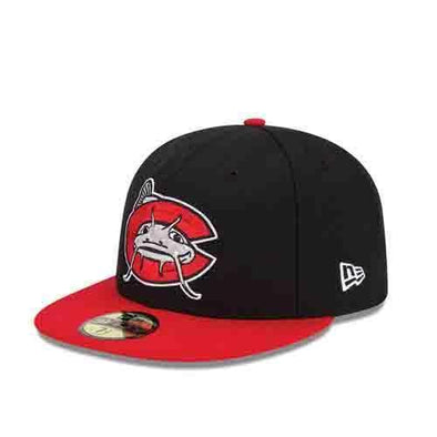 Carolina Mudcats Black New Era 5950 On Field Cap