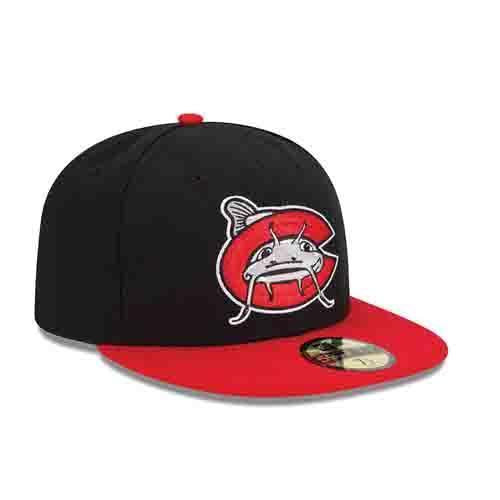 Carolina Mudcats Black New Era 5950 On Field Cap