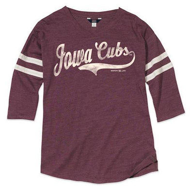 Iowa Cubs Women's Hope Tee, Maroon