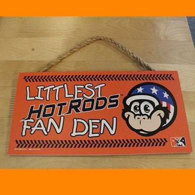 Bowling Green Hot Rods Fan Den Rope Sign
