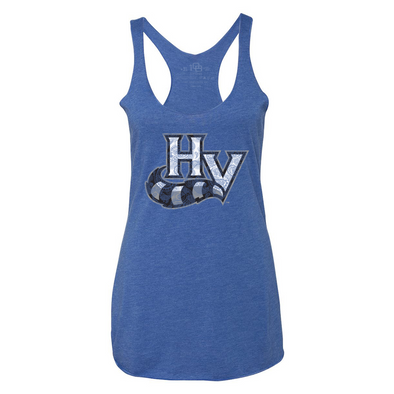 Hudson Valley Renegades Apparel/Women (108 Stitches)-Racer Back Tank Top-Blue
