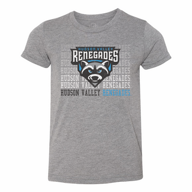 Hudson Valley Renegades Apparel/Youth (108 Stitches)-SS Repeater T-Shirt-Grey