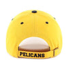 Myrtle Beach Pelicans 47 BRAND YELLOW ICE ADJUSTABLE CAP