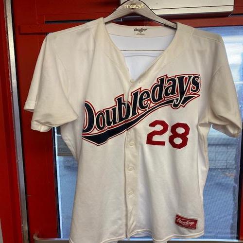 Auburn Doubledays Game Worn Home Jersey