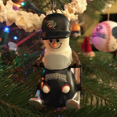 Lehigh Valley IronPigs Snowmobile Ornament