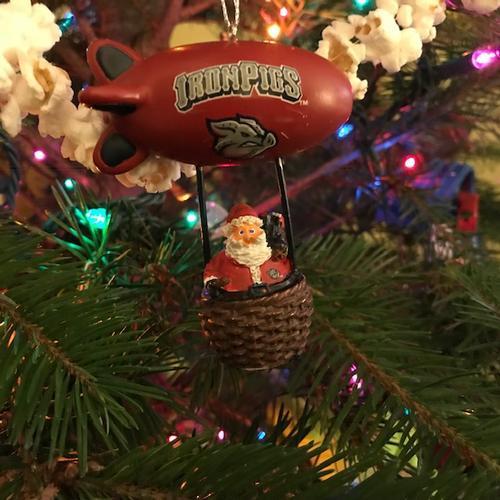 Lehigh Valley IronPigs Santa Blimp Ornament