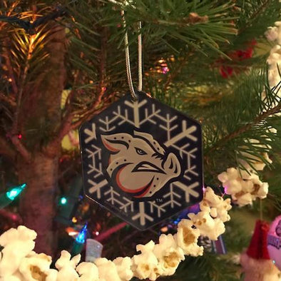 Lehigh Valley IronPigs Holiday Snowflake Ornament