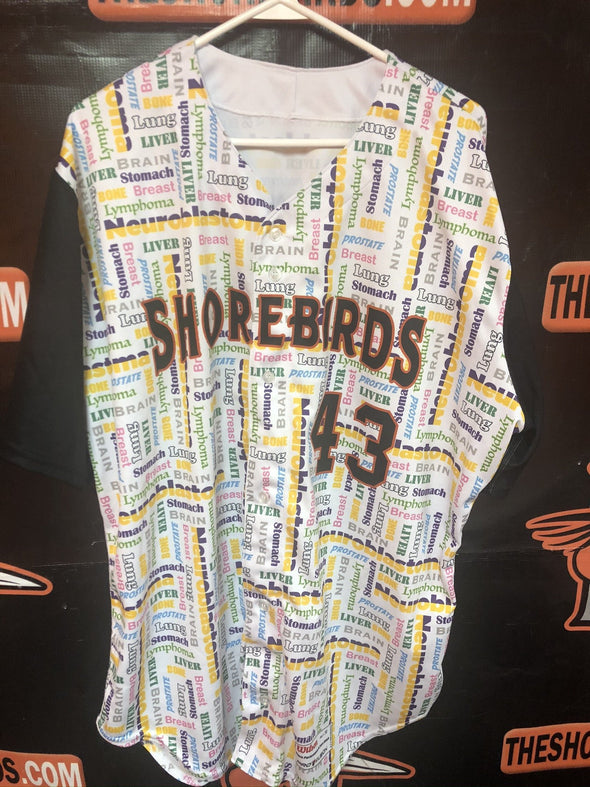 Wilson Authentic Strikeout Cancer Night Jersey