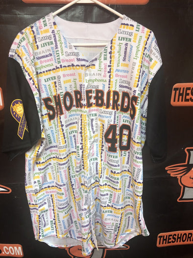 Wilson Authentic Strikeout Cancer Night Jersey
