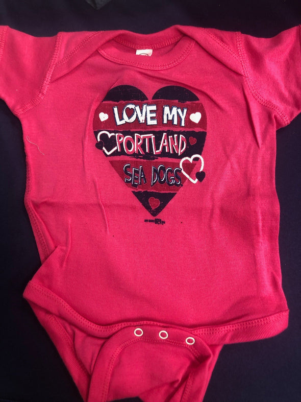 Portland Sea Dog Pink Onesie