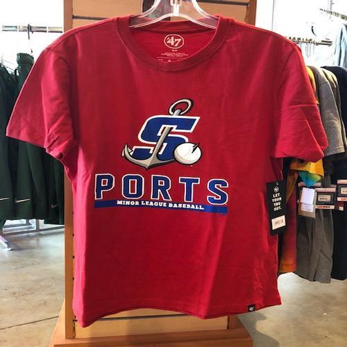 Stockton Ports Red Rival Tee