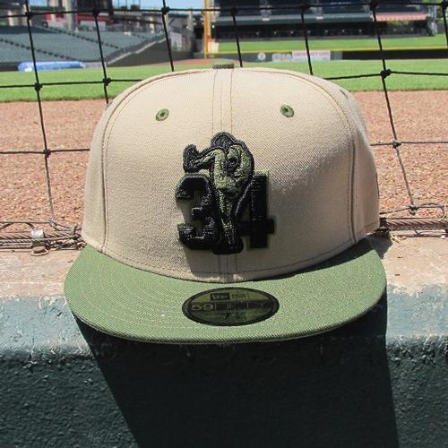 Round Rock Express NOLAN RYAN FOUNDATION OLIVE FITTED CAP