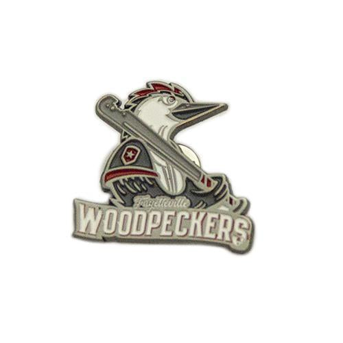 Fayetteville Woodpeckers Primary Logo Lapel Pin