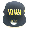 Iowa Oaks Official On-Field Cap, Navy/Gold