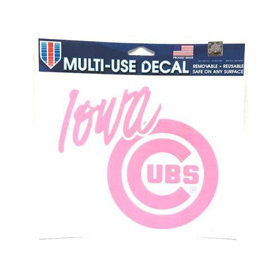 Iowa Cubs Breast Cancer Awareness Decal