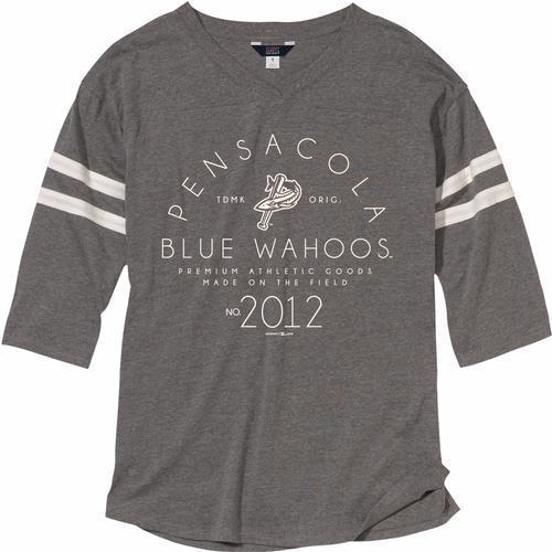 Pensacola Blue Wahoos Hope Oversized Grey Tee