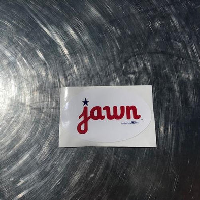 Lehigh Valley IronPigs Jawn White Sticker