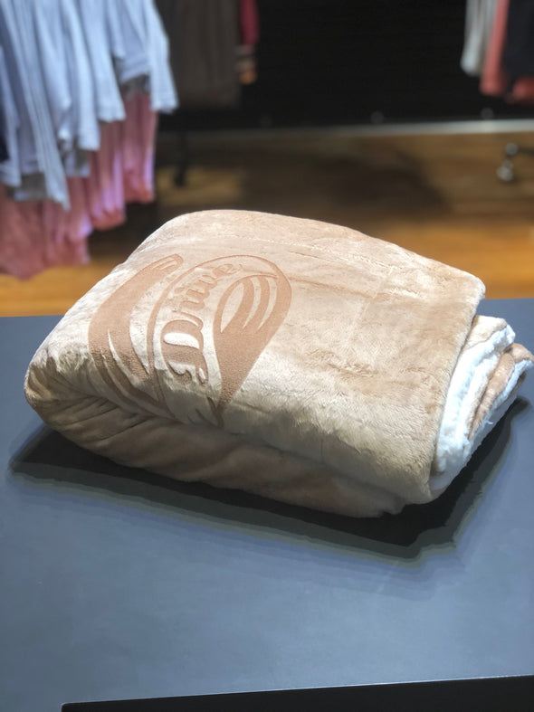 Greenville Drive MV Sport Tan Sherpa Blanket