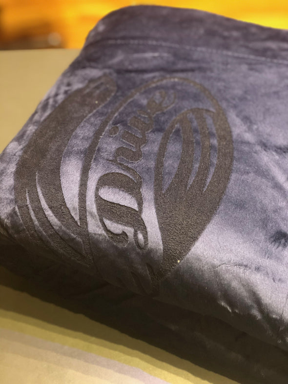 Greenville Drive MV Sport Navy Sherpa Blanket