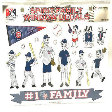 Iowa Cubs Family Sticker Sheet