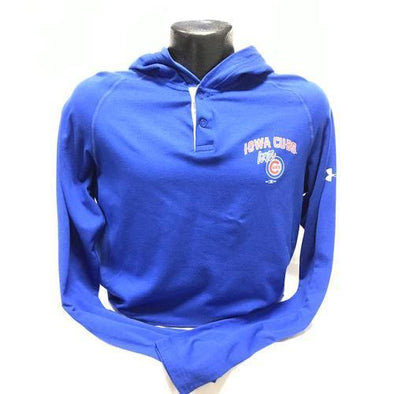 Iowa Cubs Charged Henley Hoodie, Royal