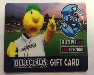 Lakewood BlueClaws Gift Card