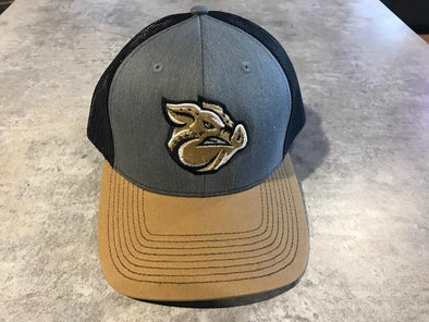 Gold Standard Gray Gold Mesh Snapback Cap