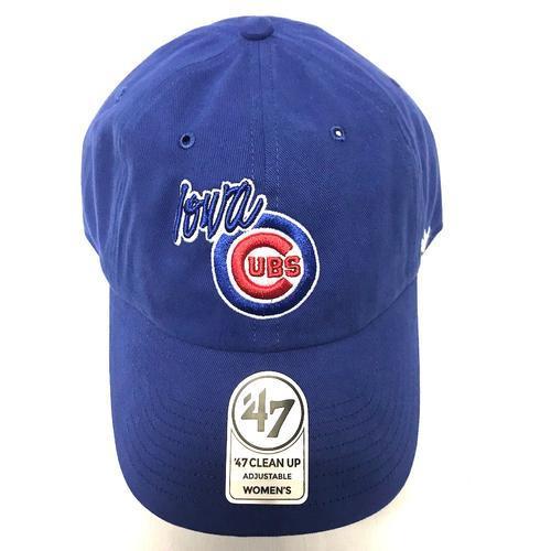 Iowa Cubs Women's Newport Clean Up Adjustable Cap, Royal