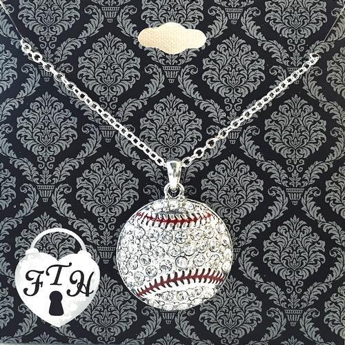 Iowa Cubs From the Heart Baseball Necklace